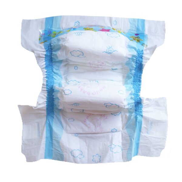 New-born Wholesale Cheap Baby Diapers OEM Disposable Large Absorption All Day Night Diapers  in China Nappies